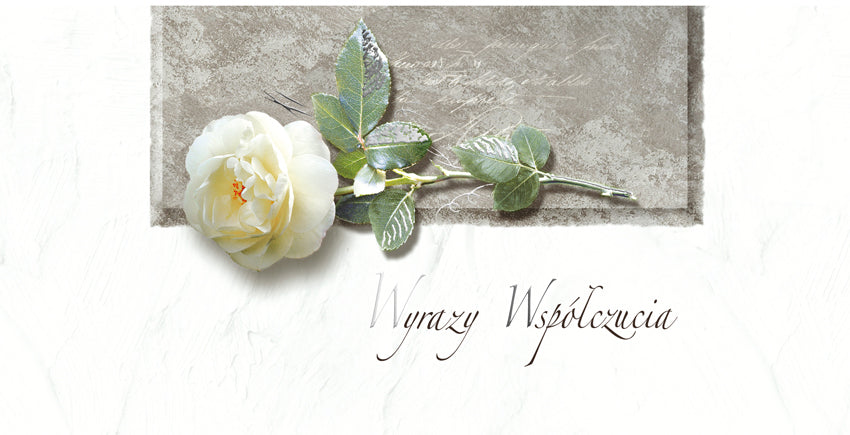 Polish Greeting Cards Condolences - DL