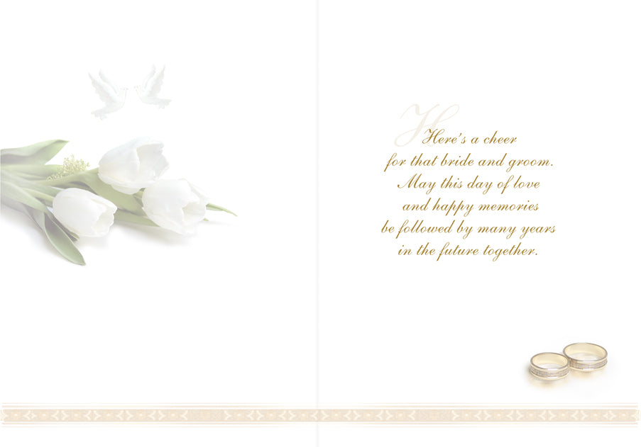 Greeting Card - Wedding Day - B6L