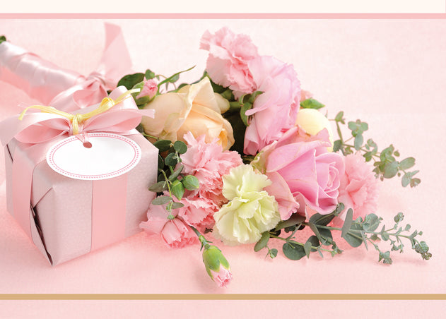Polish Greeting Cards Flowers with no Text - B6
