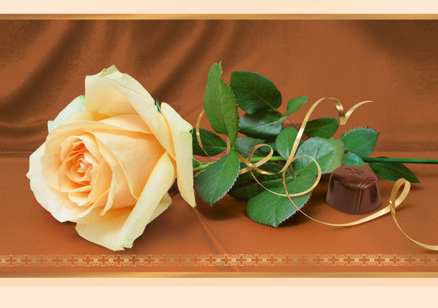 Polish Greeting Cards Flowers with no Text - B6