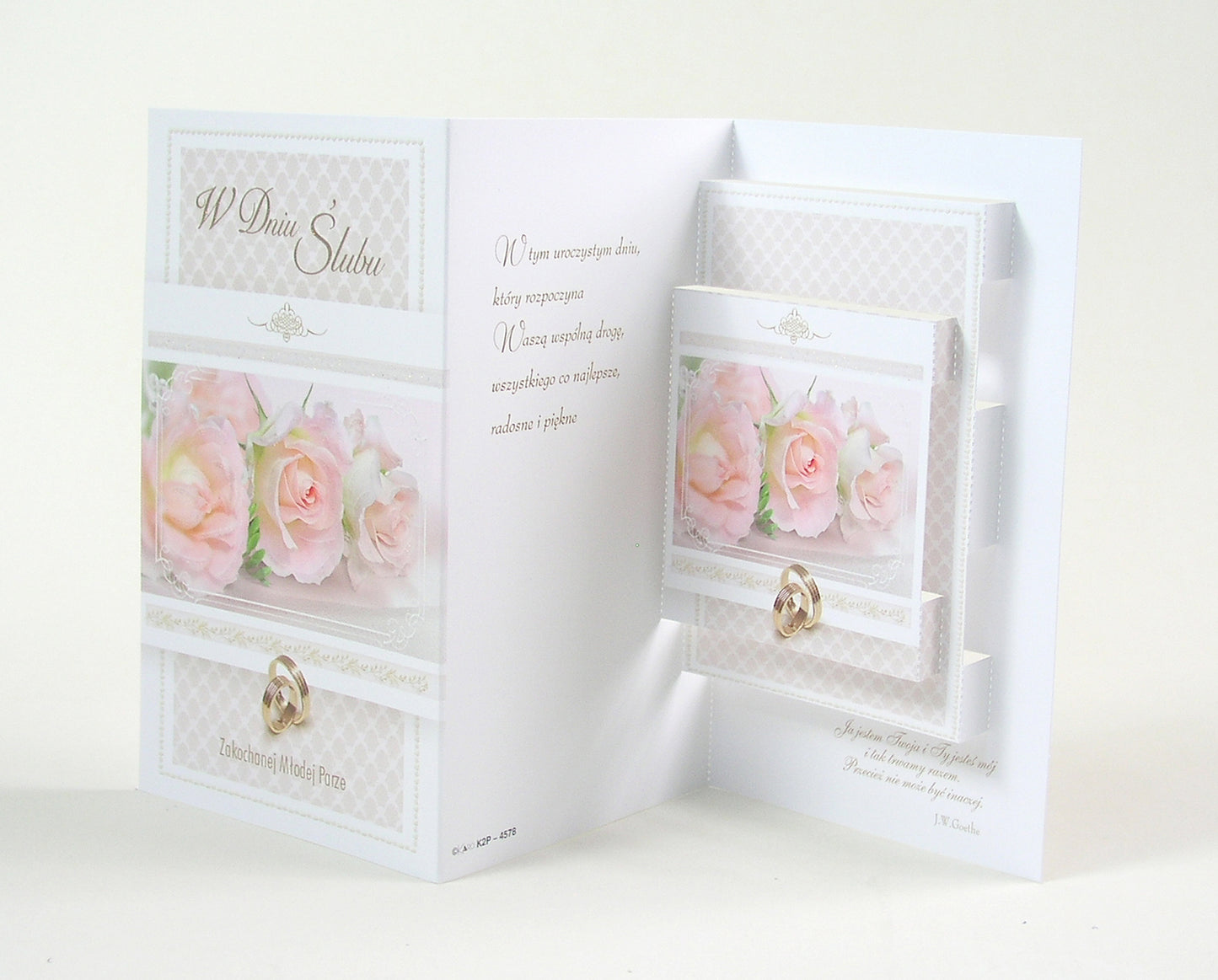 Polish Greeting Cards Wedding 3D - K2P