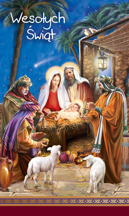 Polish Greeting Cards Christmas Religous 3D - K2P