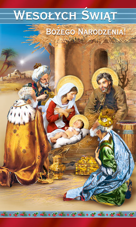 Polish Greeting Cards Christmas Religous 3D - K2P
