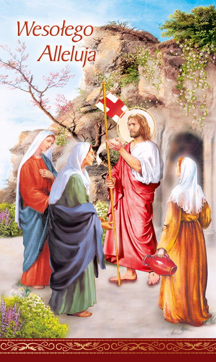 Polish Greeting Cards Easter Religous 3D - K2P
