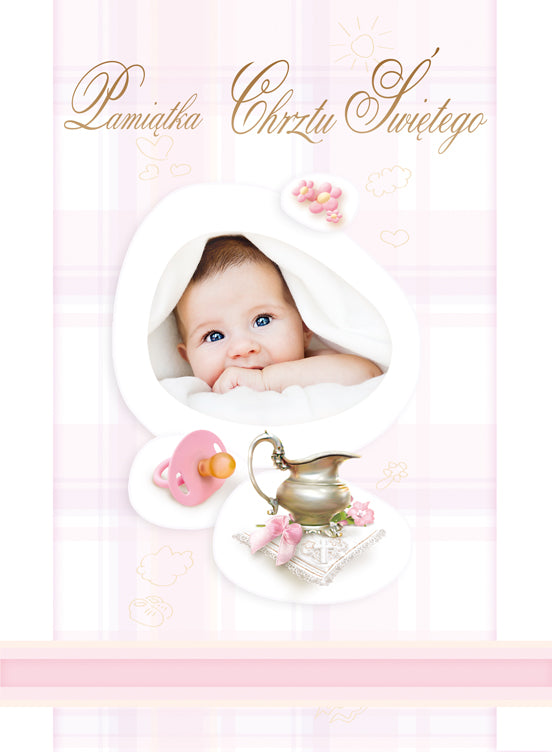 Polish Greeting Cards Baptism 3D - A5P