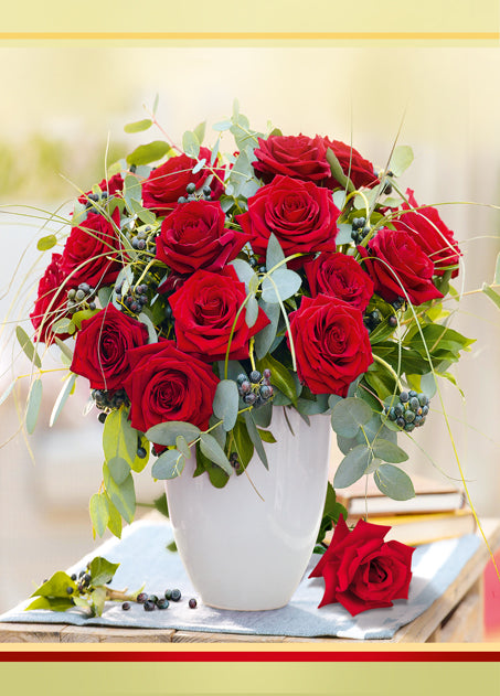 Polish Greeting Cards Flowers with no Text - B6