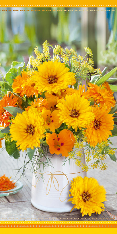Polish Greeting Cards Flowers with no Text - DL