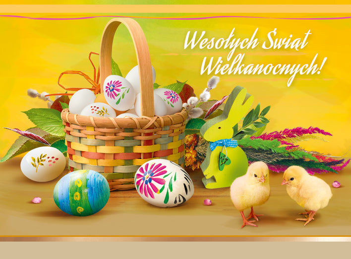 Polish Greeting Cards Easter Decoration 3D - A5P