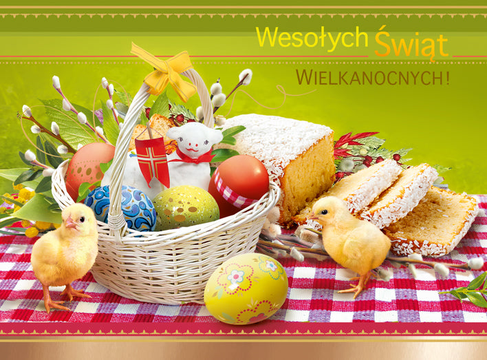 Polish Greeting Cards Easter Decoration 3D - A5P