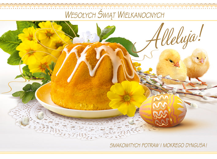 Polish Greeting Cards Easter Decoration 3D - A5P