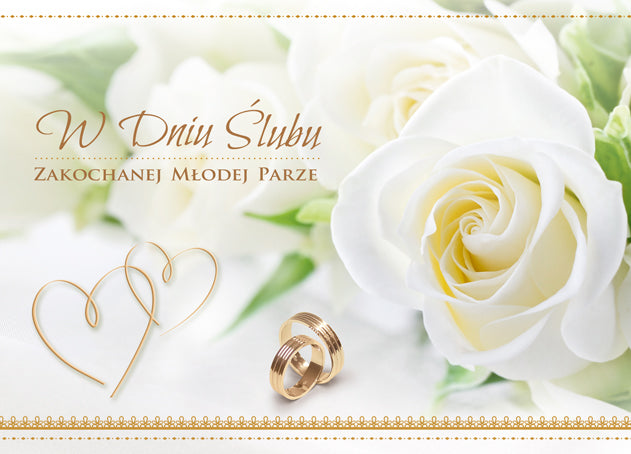 Polish Greeting Cards Wedding - B6