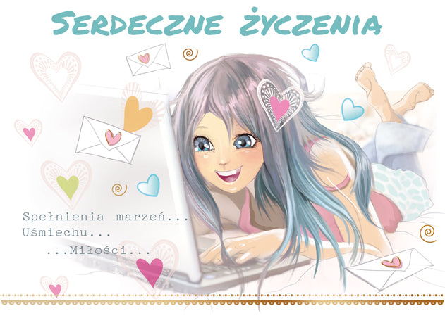 Polish Greeting Cards for Kids - B6