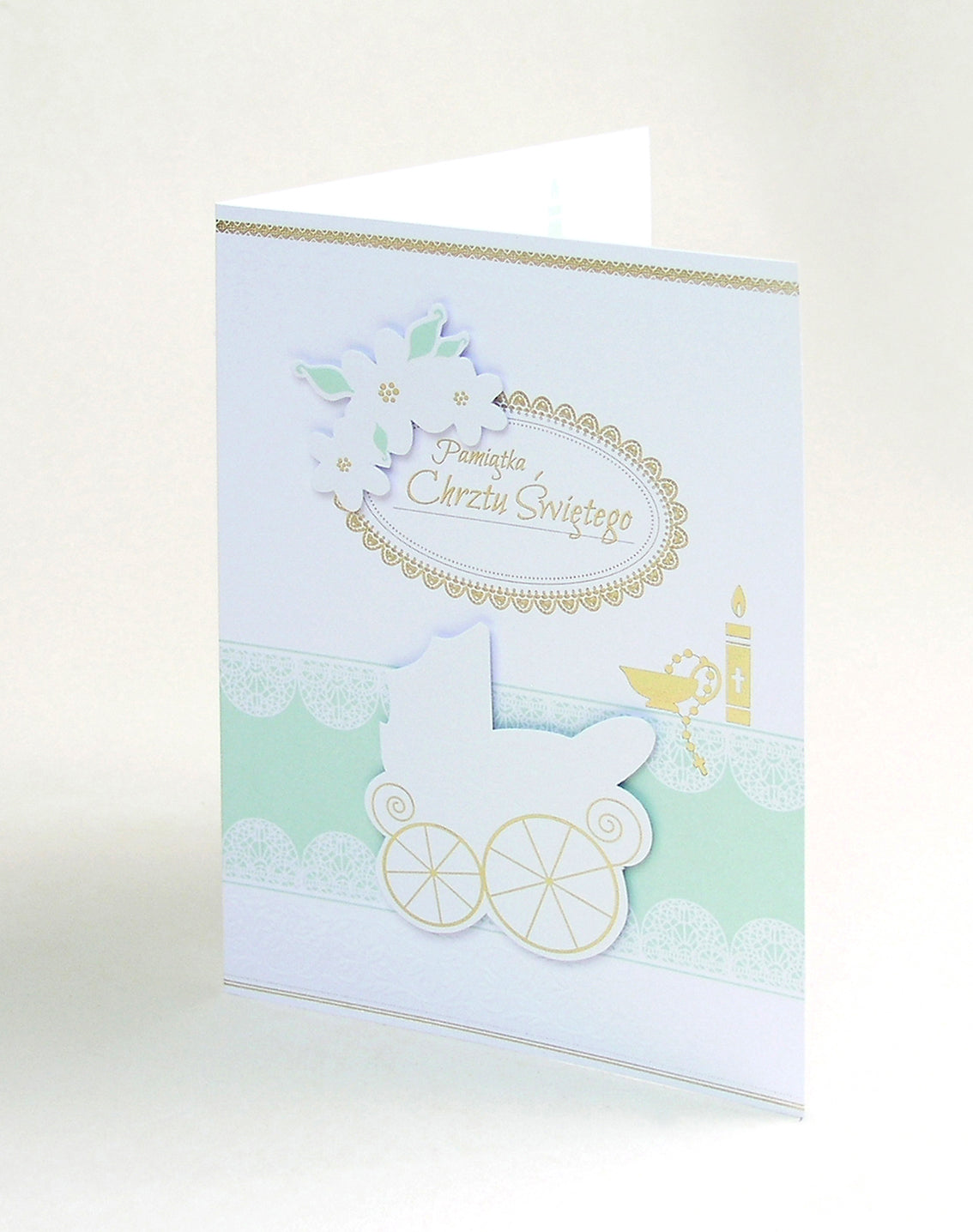 Polish Greeting Cards Baptism - A5TZS