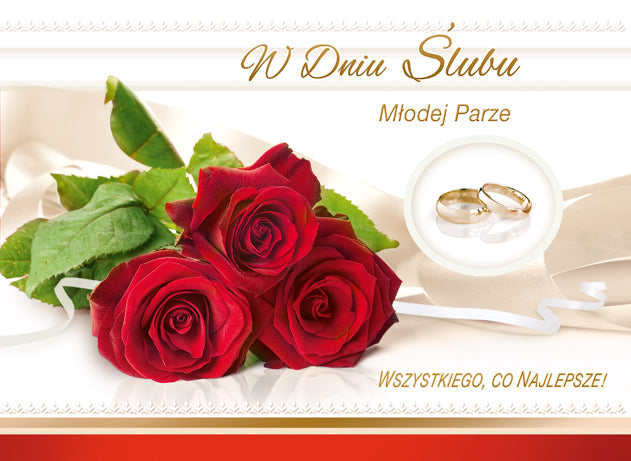 Polish Greeting Cards Wedding - B6
