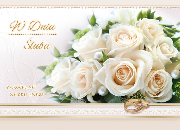 Polish Greeting Cards Wedding - B6