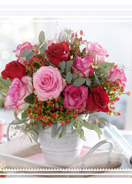 Polish Greeting Cards Flowers with no Text - B6