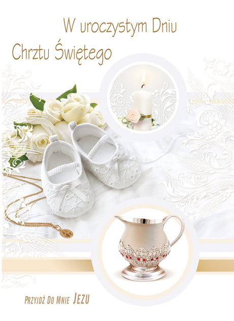 Polish Greeting Cards Baptism - B6