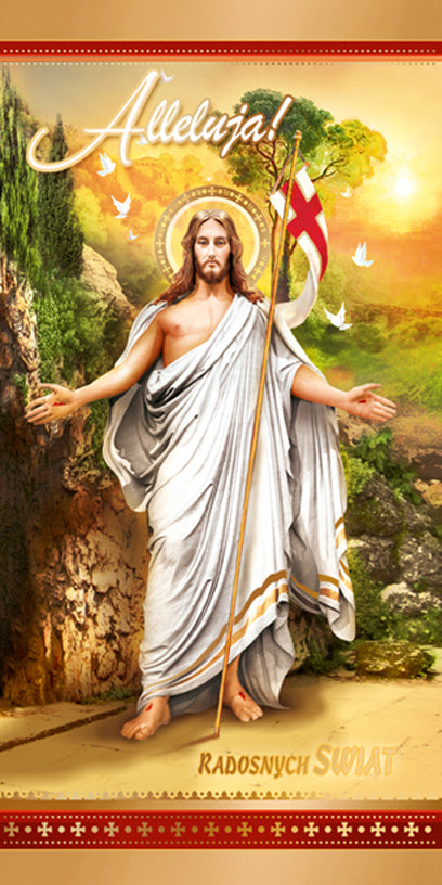 Polish Greeting Cards Easter Religious - DL