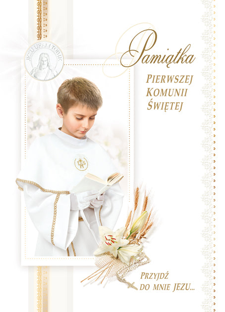 Polish Greeting Cards First Communion - B6