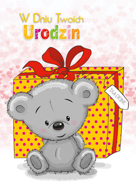 Polish Birthday Cards For Kids - B6