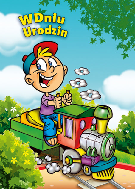 Polish Birthday Cards For Kids - B6