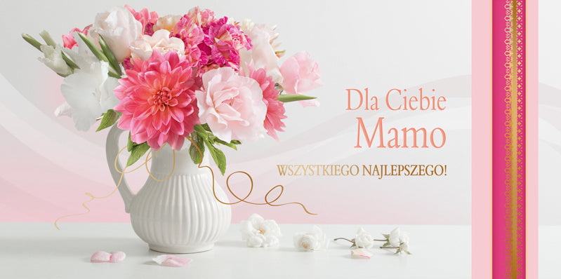 Polish Greeting Cards for Mother and Father - B6