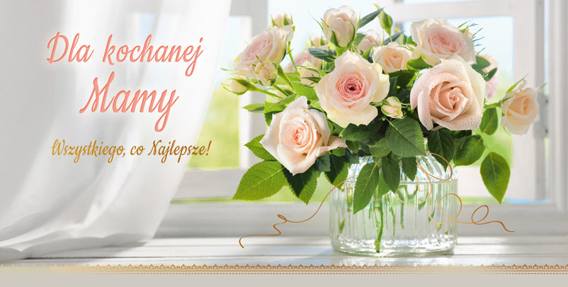 Polish Greeting Cards for Mother and Father - B6