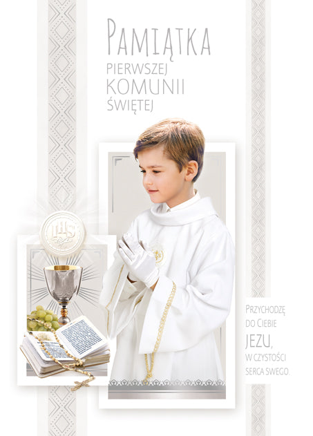 Polish Greeting Cards First Communion - B6