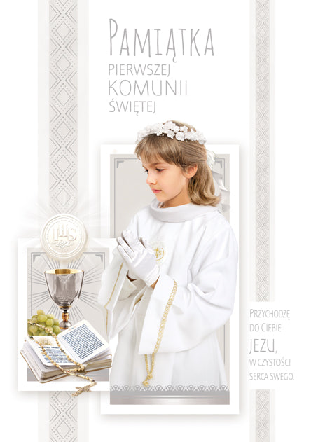 Polish Greeting Cards First Communion - B6
