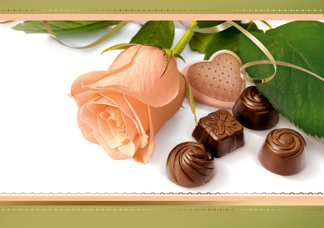 Polish Greeting Cards Flowers with no Text - B6