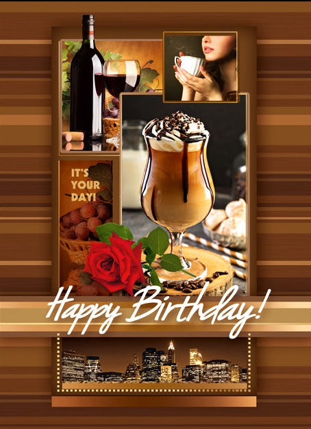 Birthday Card - Happy Birthday for Her - B6L