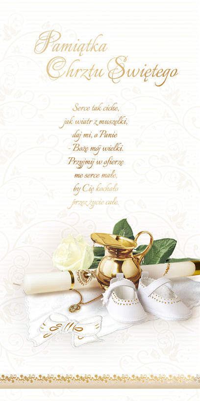 Polish Greeting Cards Baptism - DL