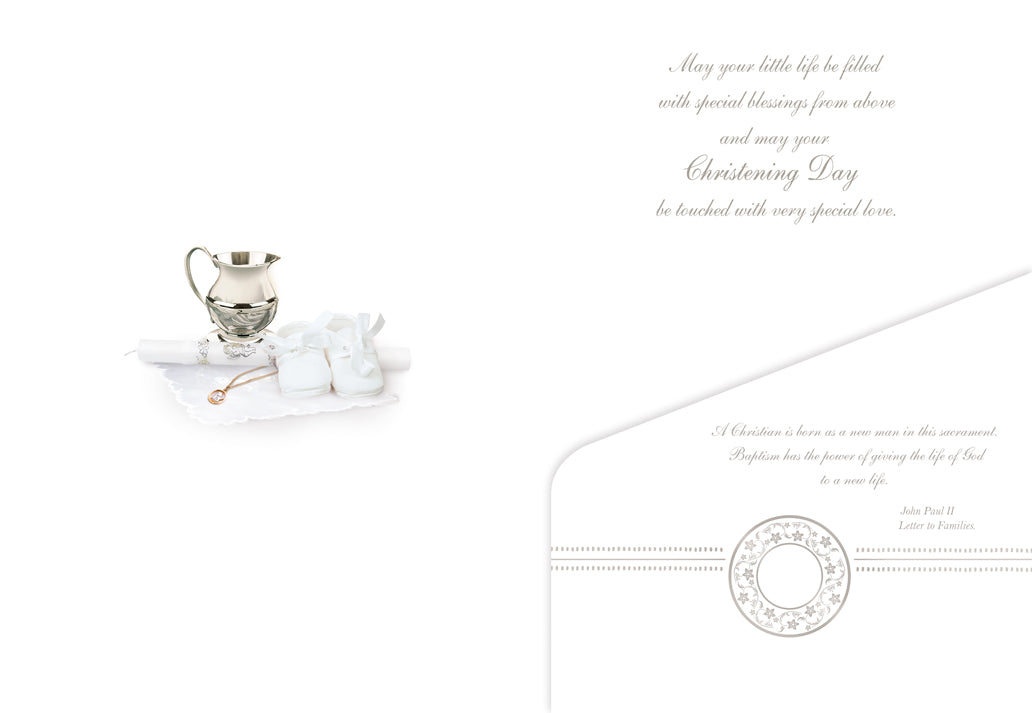 Greeting Card - On Your Baby's Christening - A5N