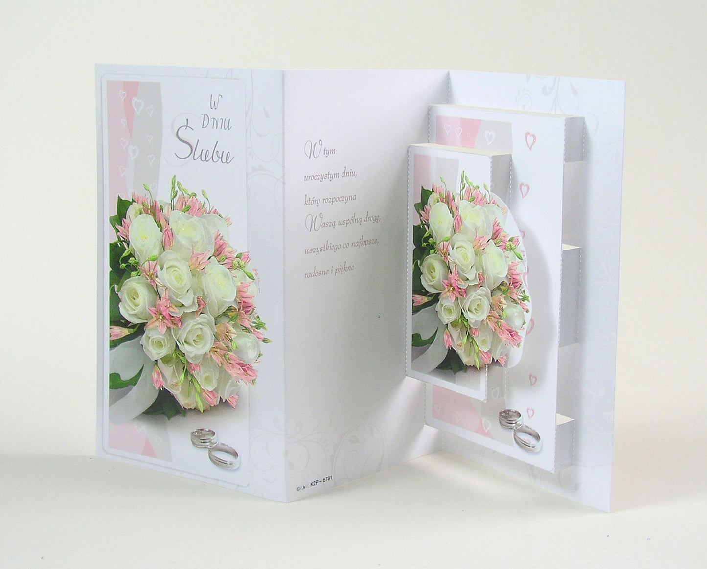Polish Greeting Cards Wedding 3D - K2P