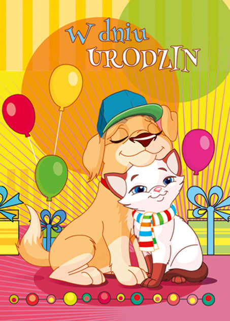 Polish Birthday Cards For Kids - B6