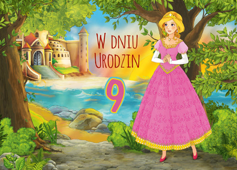 Polish Birthday Cards For Kids with Changeable Year - B6SC