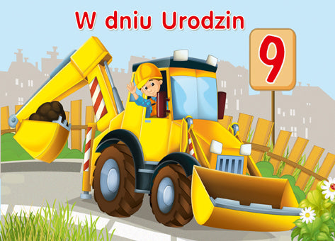 Polish Birthday Cards For Kids with Changeable Year - B6SC