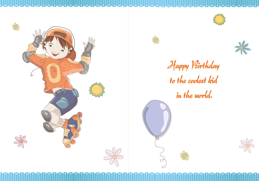 Birthday Card - Happy Birthday for Boys - B6L