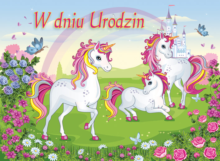 Polish Birthday Cards For Kids - B5P