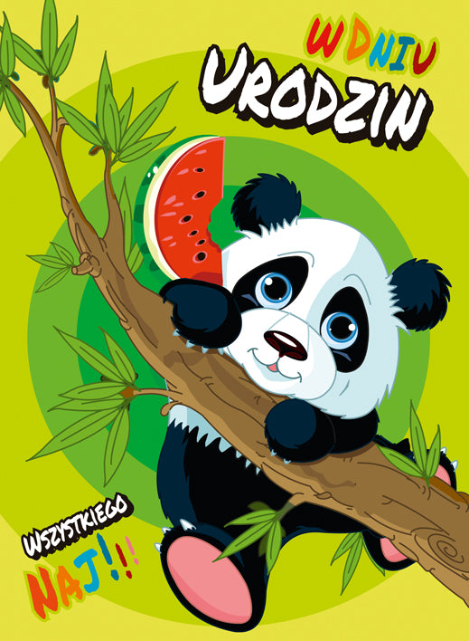 Polish Birthday Cards For Kids - B5P