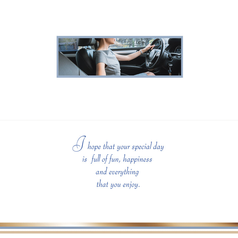 Birthday Card - Happy Birthday - DL