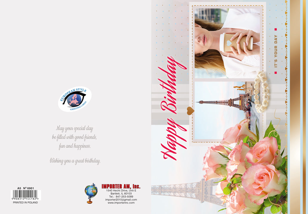 Birthday Card - Happy Birthday - A5N