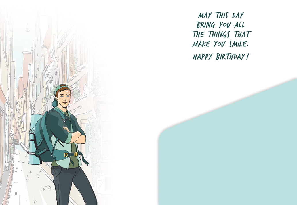 Birthday Card - Happy Birthday for Boys - A5N