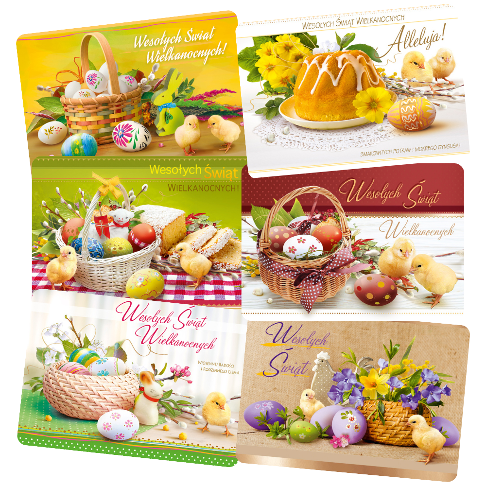 Polish Greeting Cards Easter Decoration 3D - A5P