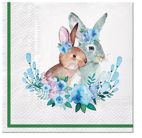 Easter Bunnies Paper Napkins