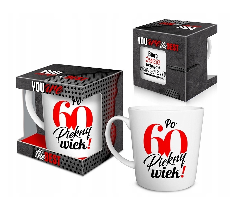 YOU ARE THE BEST - Mug NBC 480ml (16 fl oz) 60 beautiful age