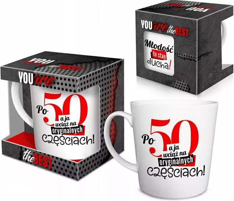 YOU ARE THE BEST - Mug NBC 480ml (16 fl oz) 50 beautiful age