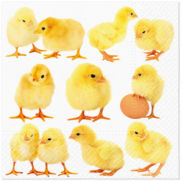 Easter Chicks Paper Napkins
