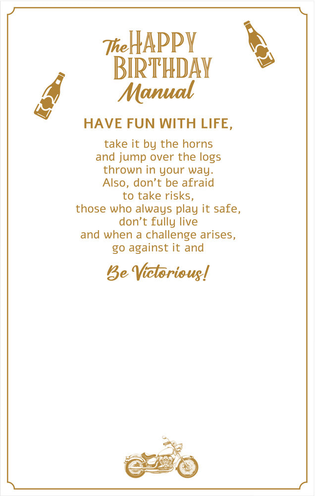 Birthday Card Don't Wait Passively