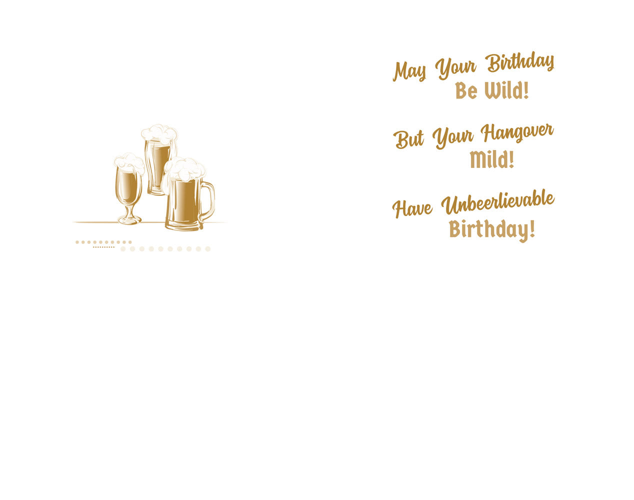 Birthday Card Happy Beer-day